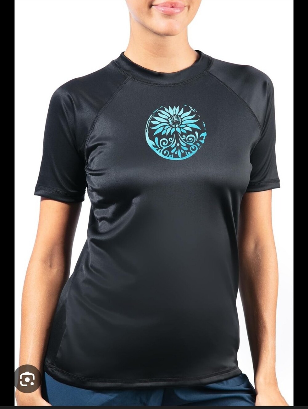 Kanu Surf Black Rash Guard Size Large